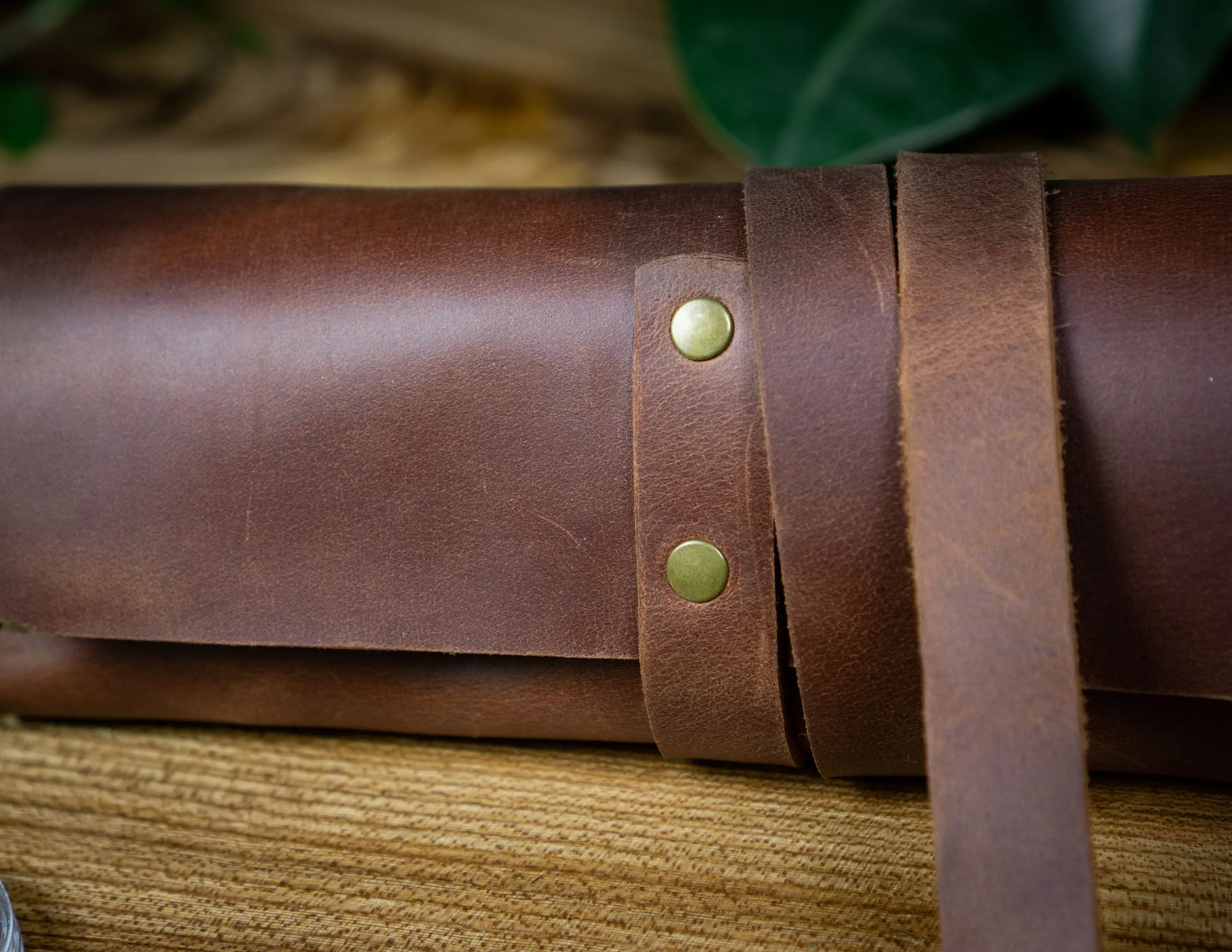 Leather Coin Roll 12 slots | Collectible Coins Leather Case | HandMade