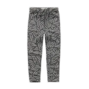 Legging Waves Print – asphalt black