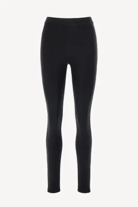 Leggings Zip in Schwarz