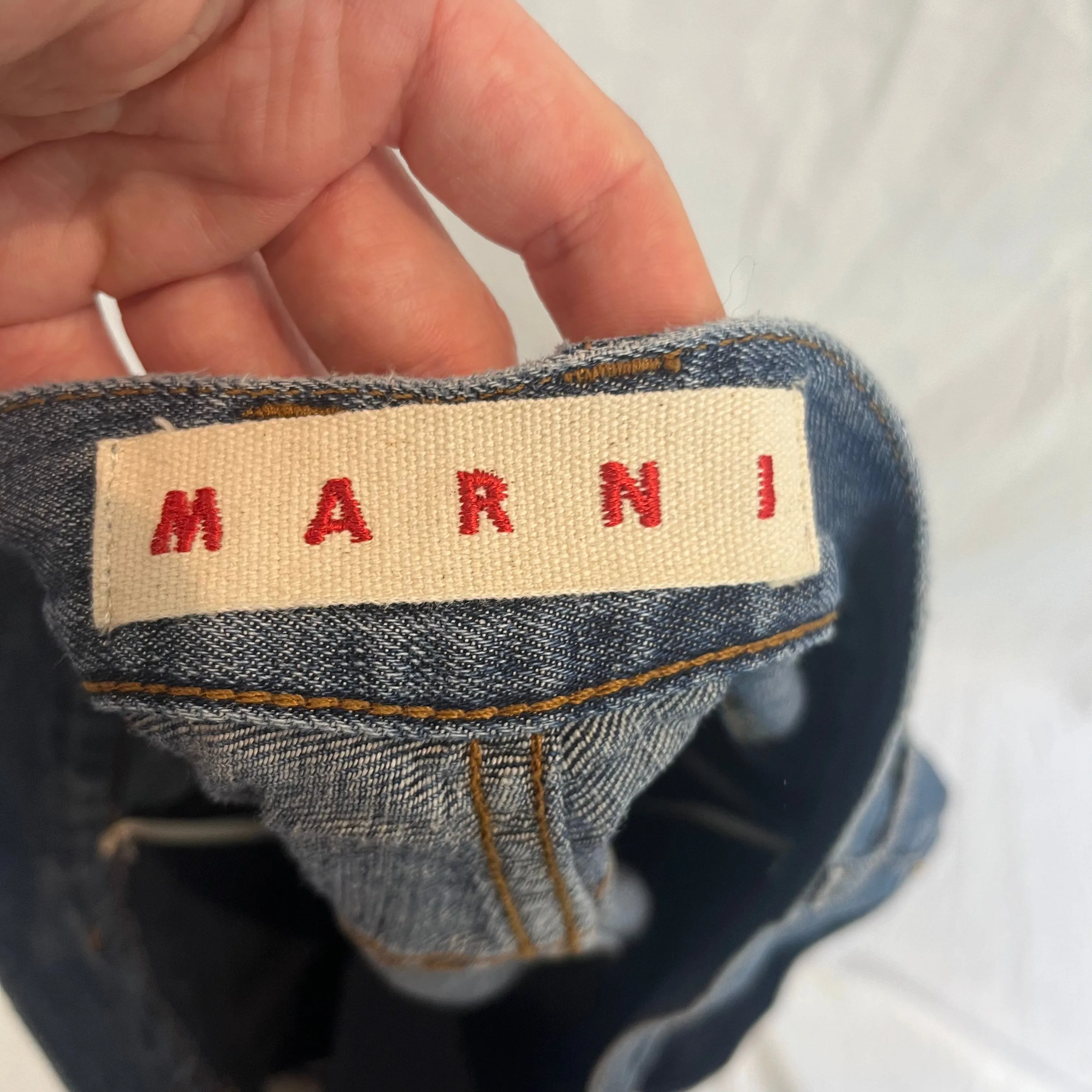 Marni Vintaged Jeans with Print Detail 25