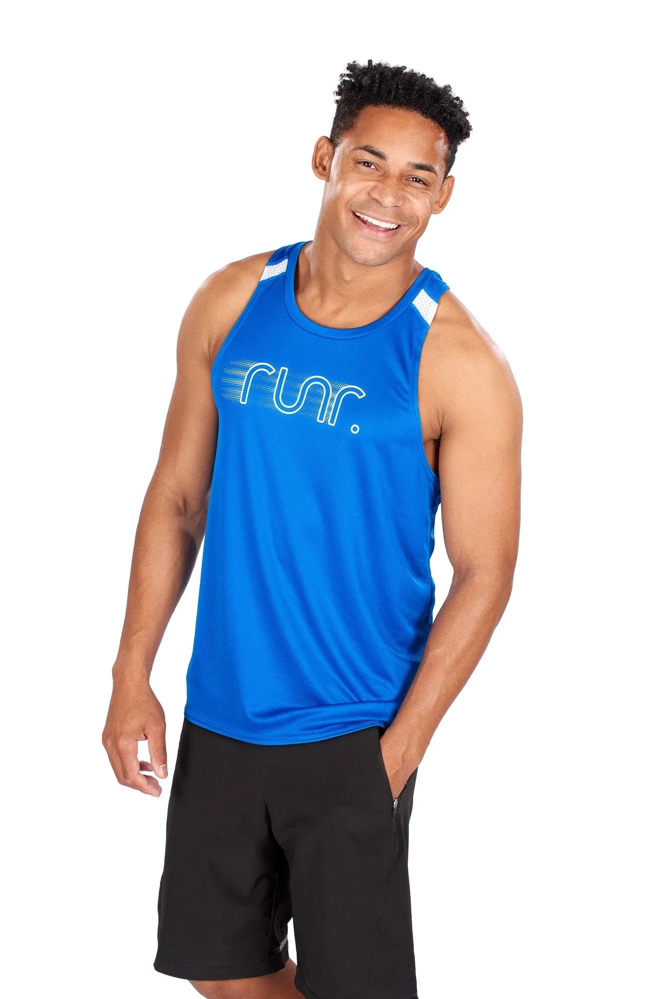 Men's EcoTek Runr Technical Vest - Electric Blue