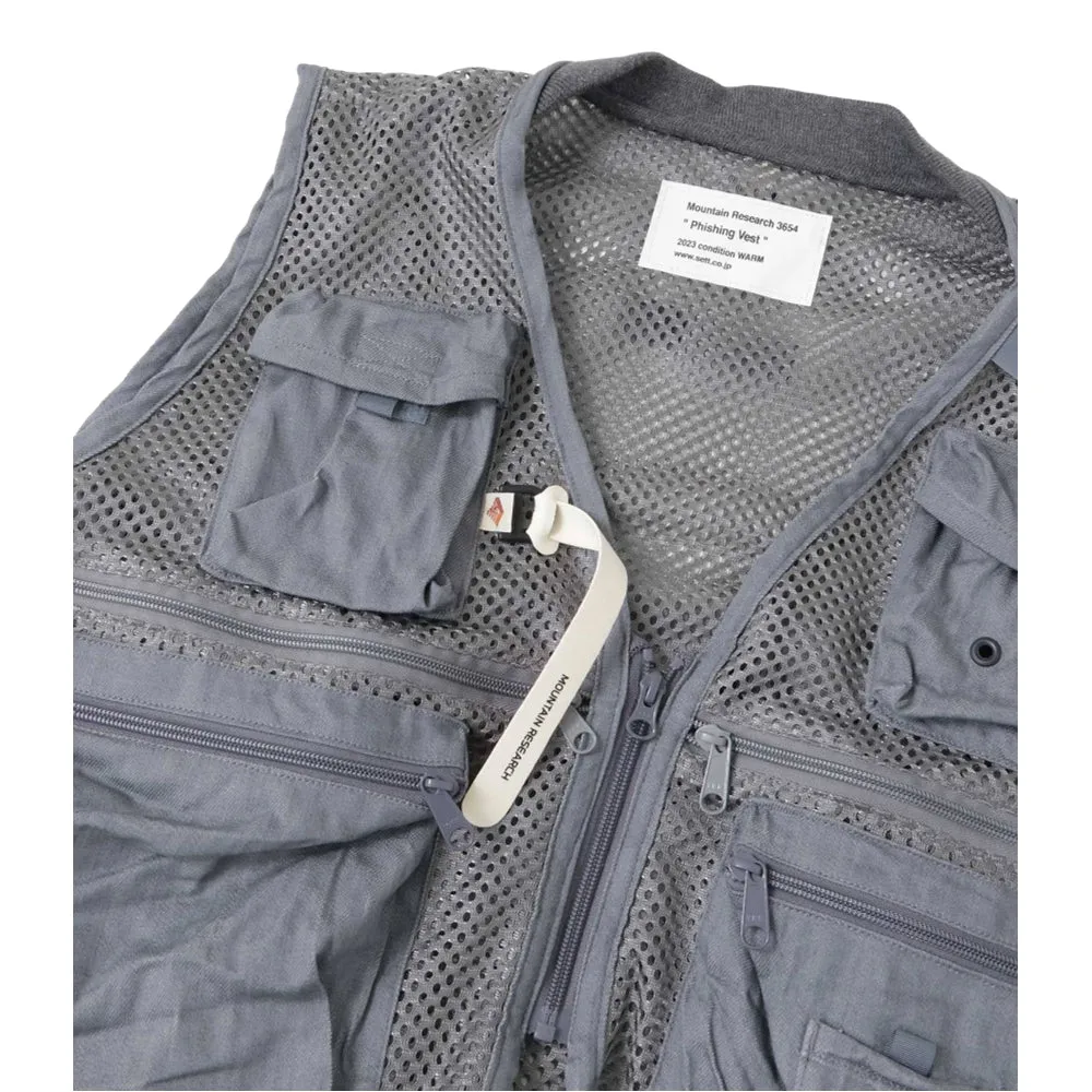 MOUNTAIN RESEARCH PHISHING VEST-GREY