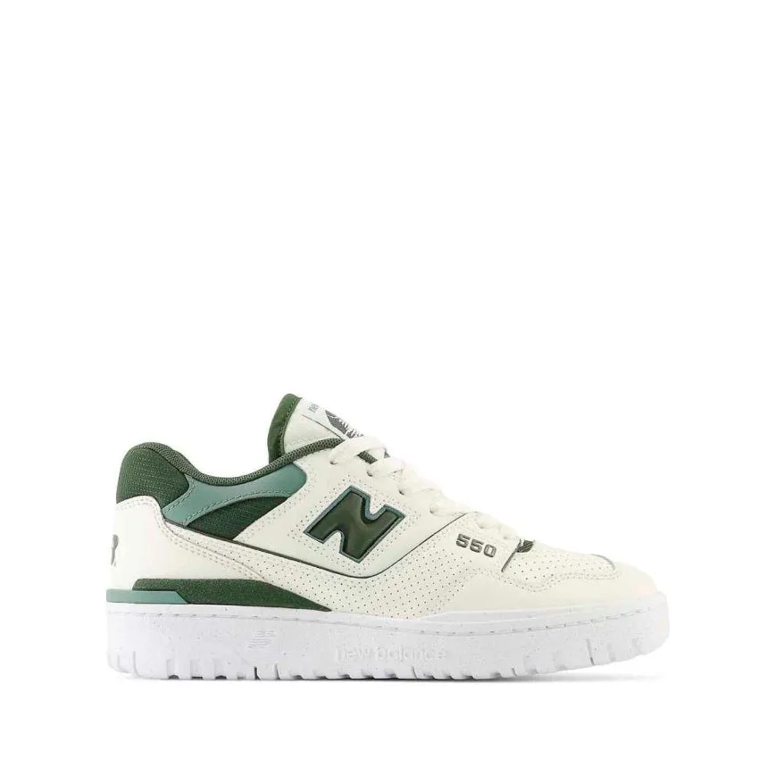 NEW BALANCE SNEAKERS BBW550DI BIANCO SPORCO- VERDE