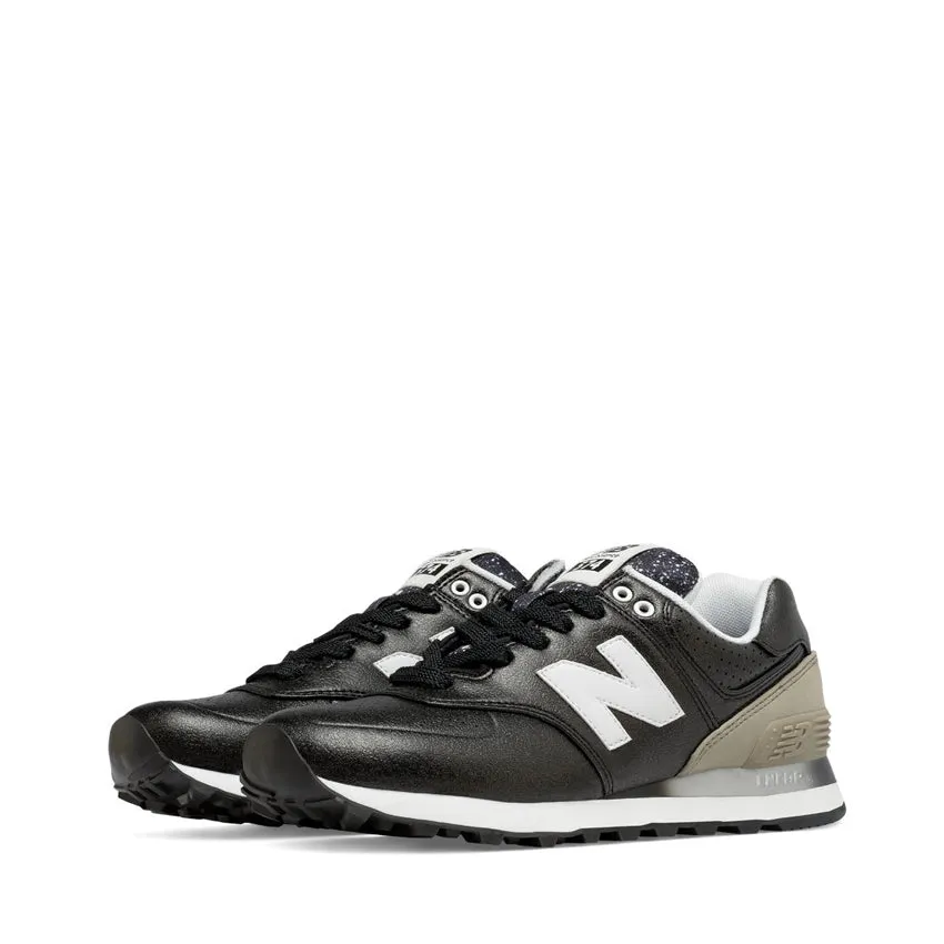 NEW BALANCE SNEAKERS WL574RAA NERO - GRIGIO