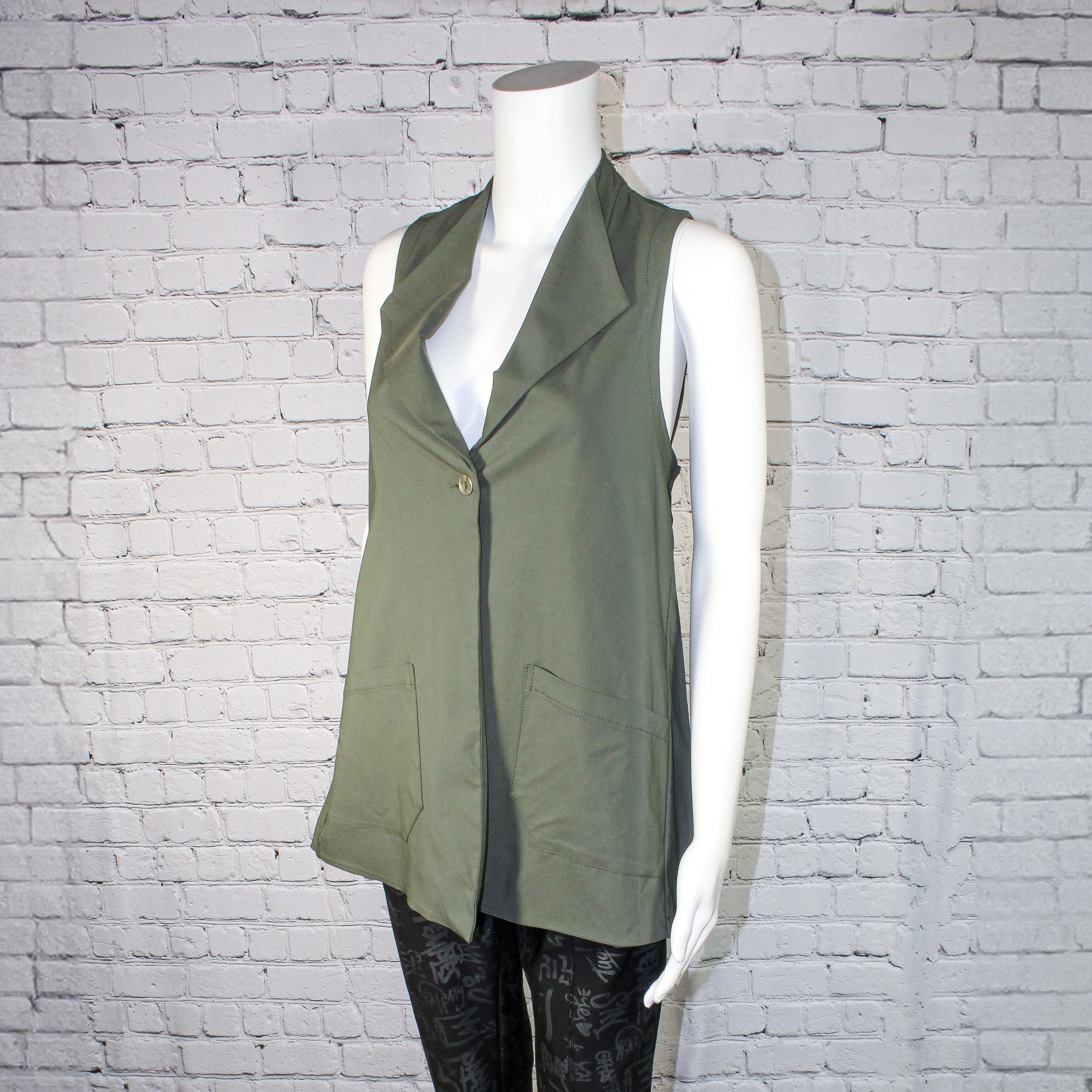 NEW! Corbin Vest in Olive by Porto