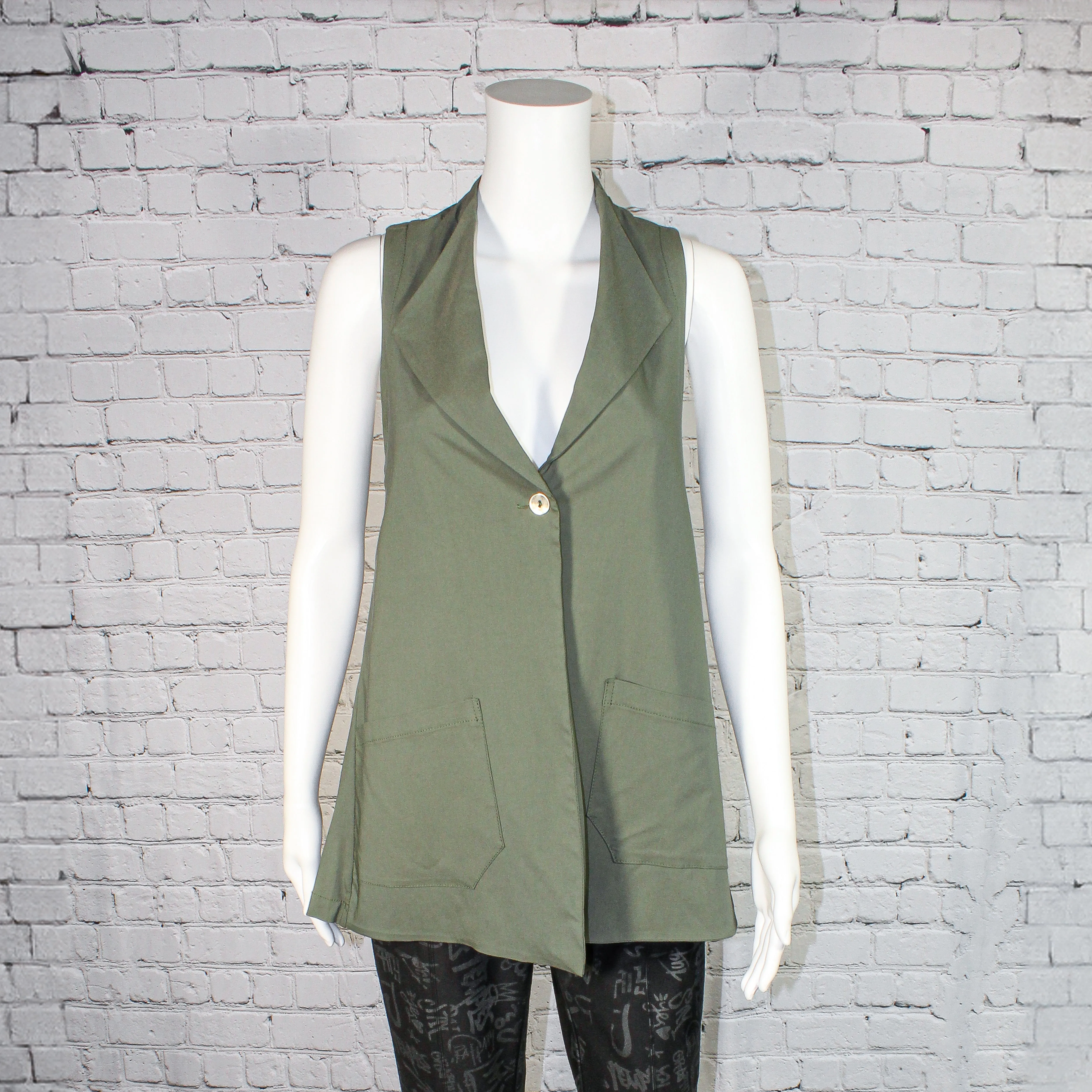 NEW! Corbin Vest in Olive by Porto