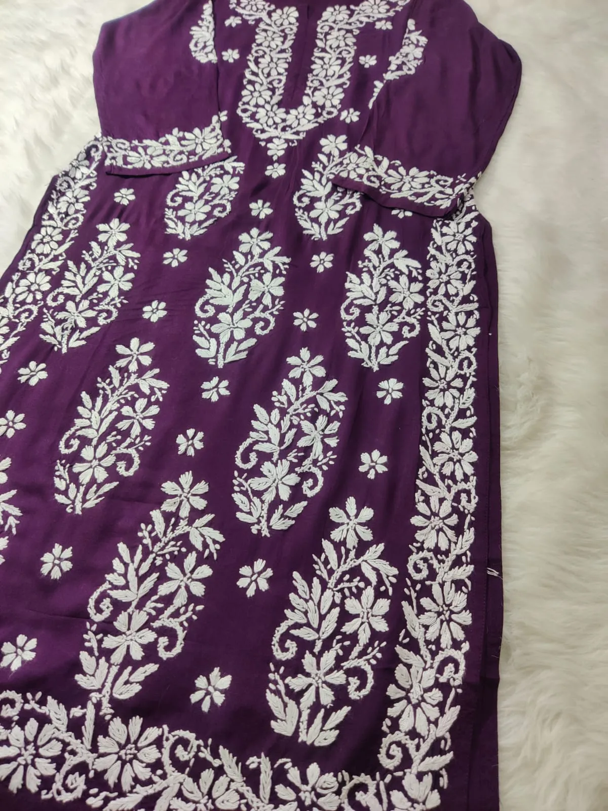 Noorie Premium Straight Chikankari Kurti