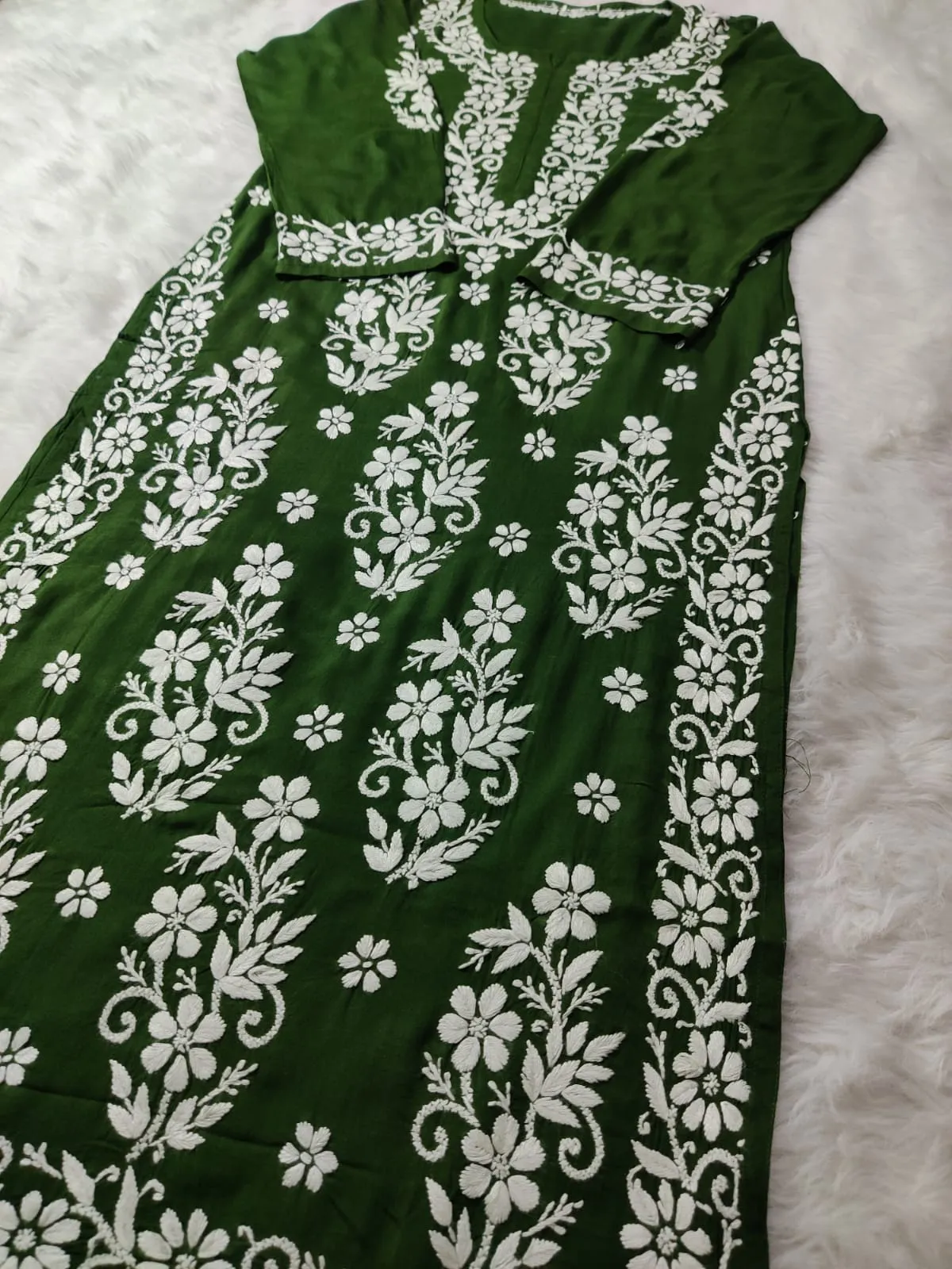 Noorie Premium Straight Chikankari Kurti