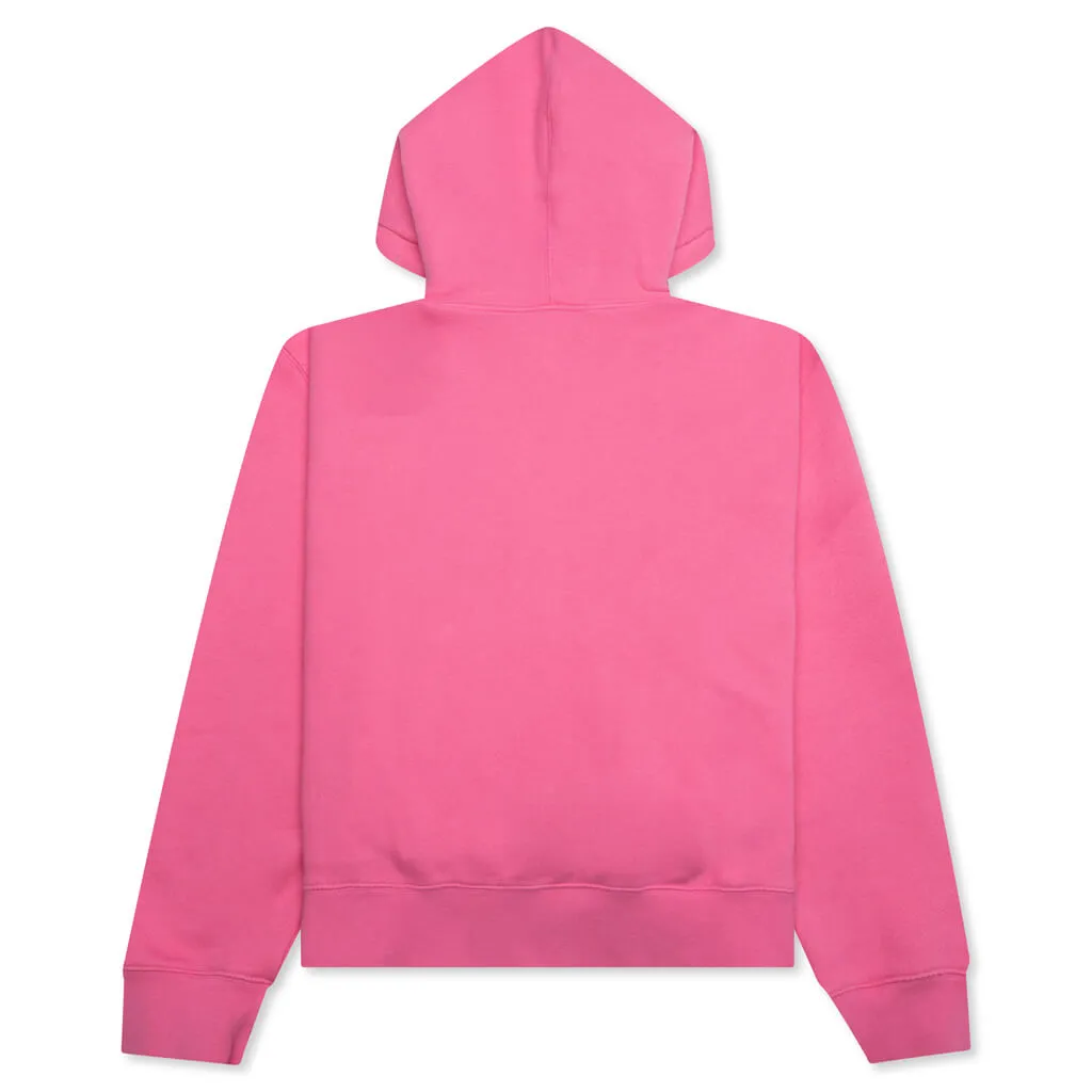 PA Bear Hoodie - Fuchsia/Brown