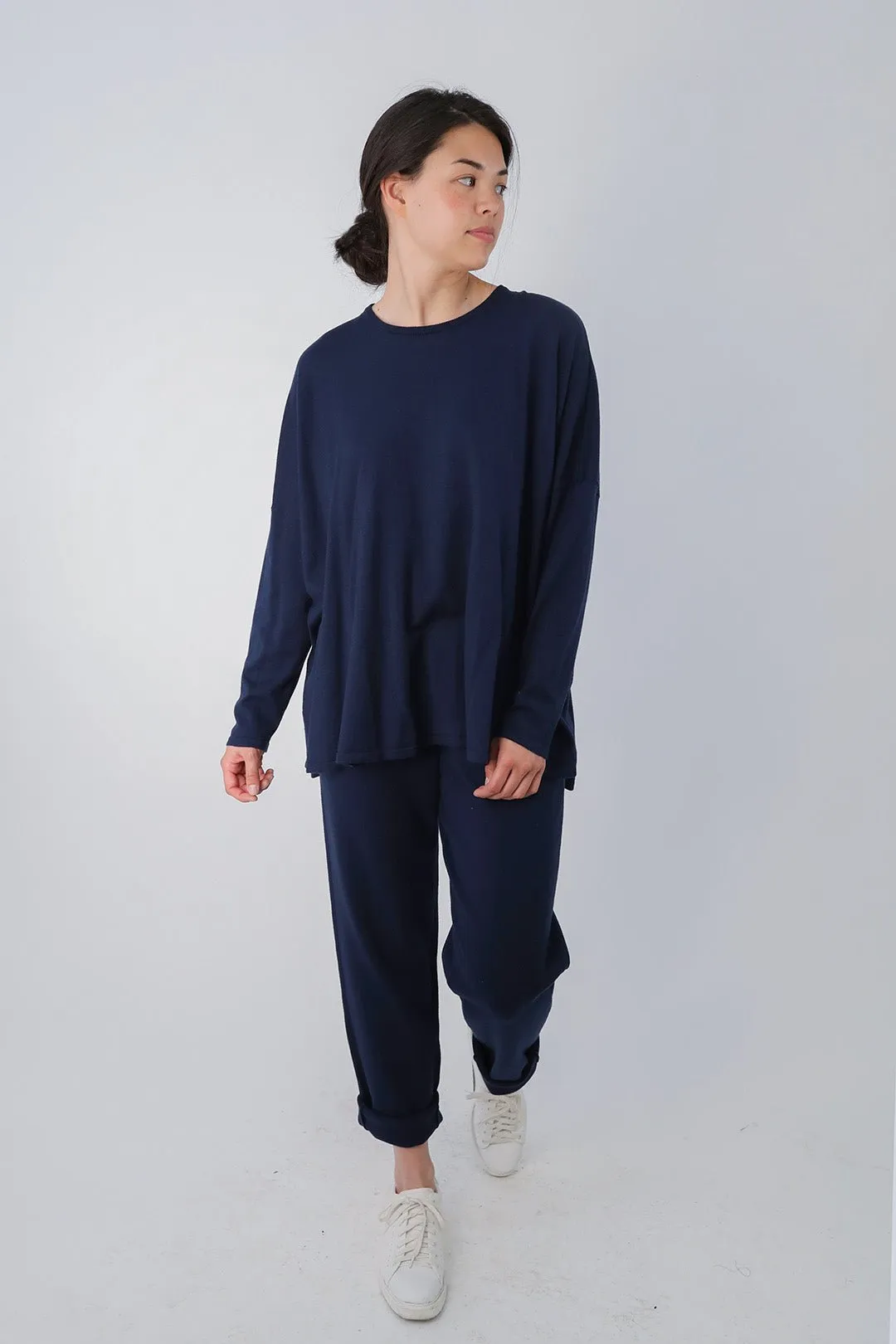 PAIGE PANT IN DOUBLE KNIT HEATHERED PIMA COTTON LIMITED EDITION COLORS