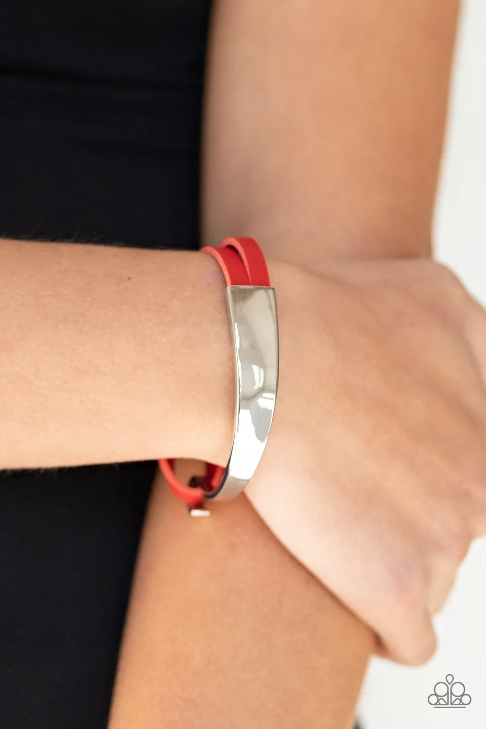 Paparazzi A Notch Above The Rest - Red Bracelet