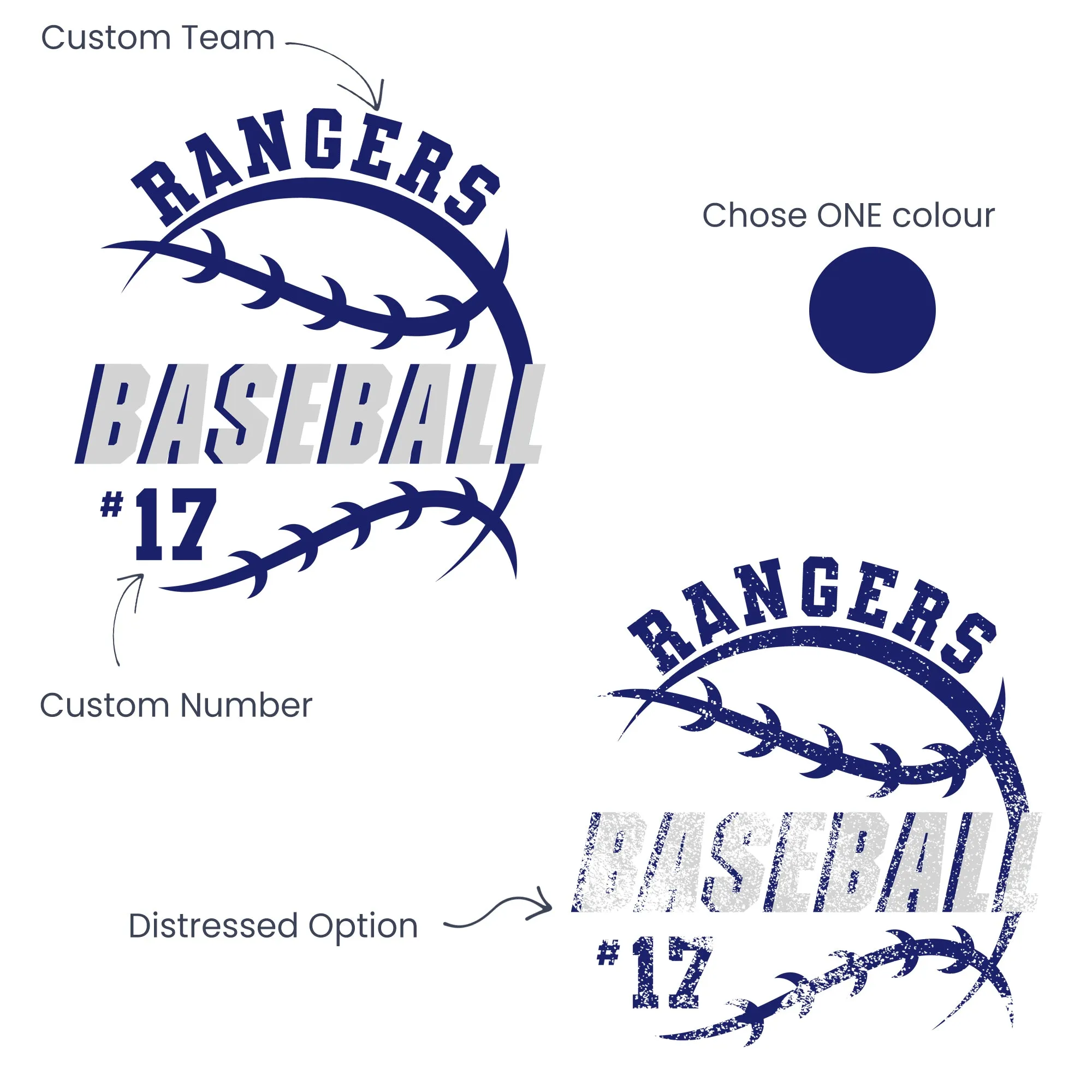 Personalized Base BALL - Adult