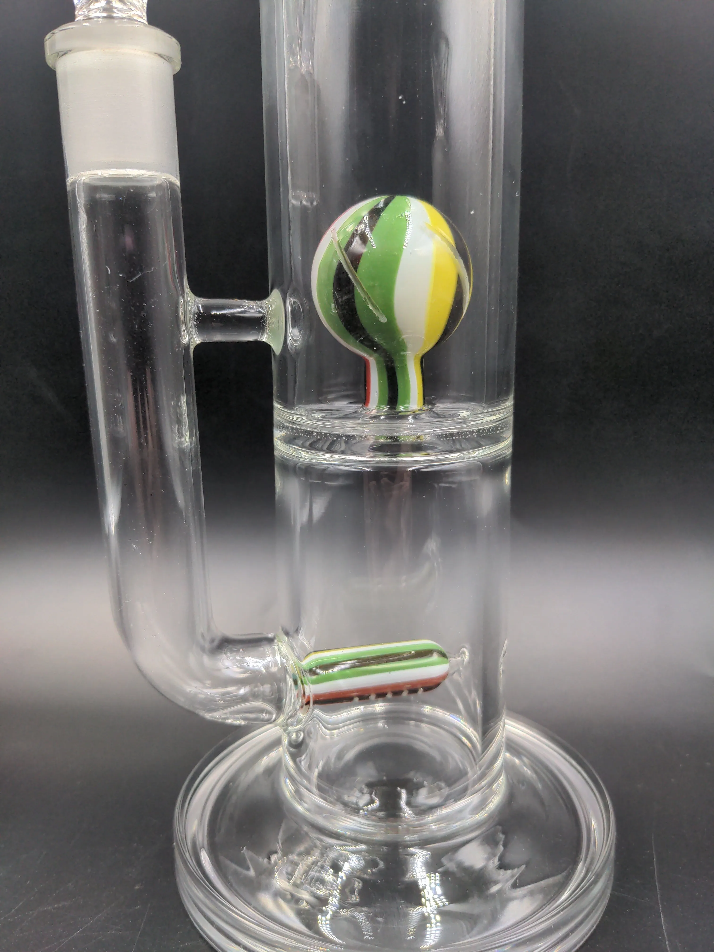 Pulsar 16-Inch Candy Swirl Tube Design Glass Water Pipe with 14mm Bowl