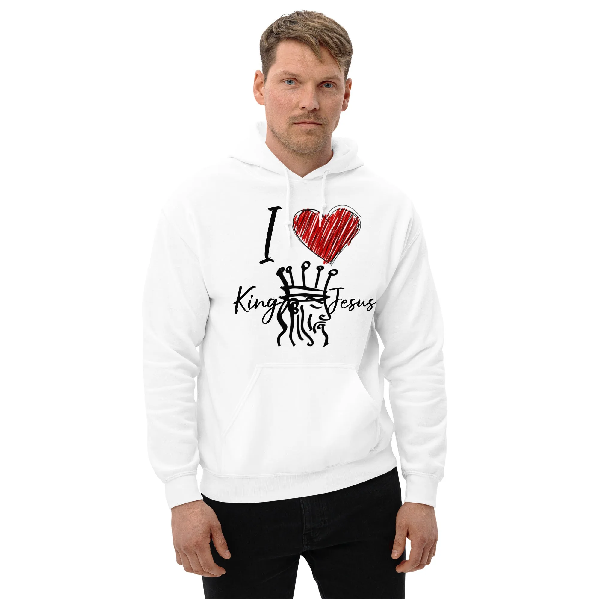 "I Love Jesus" Unisex Hoodie