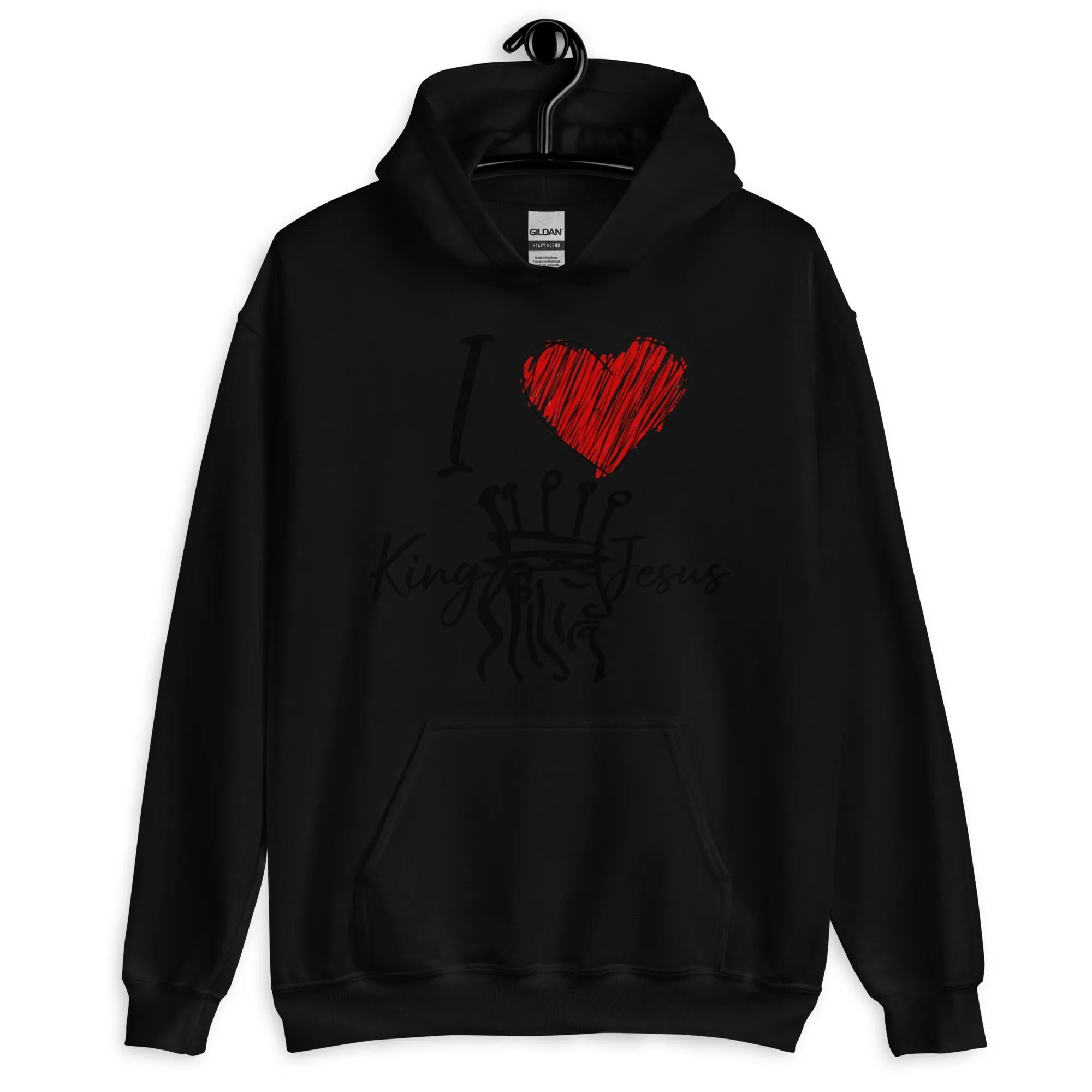 "I Love Jesus" Unisex Hoodie