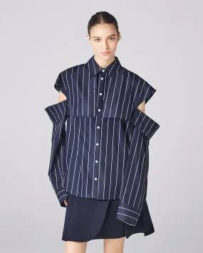 Rhyme Shirt in Midnight Stripe