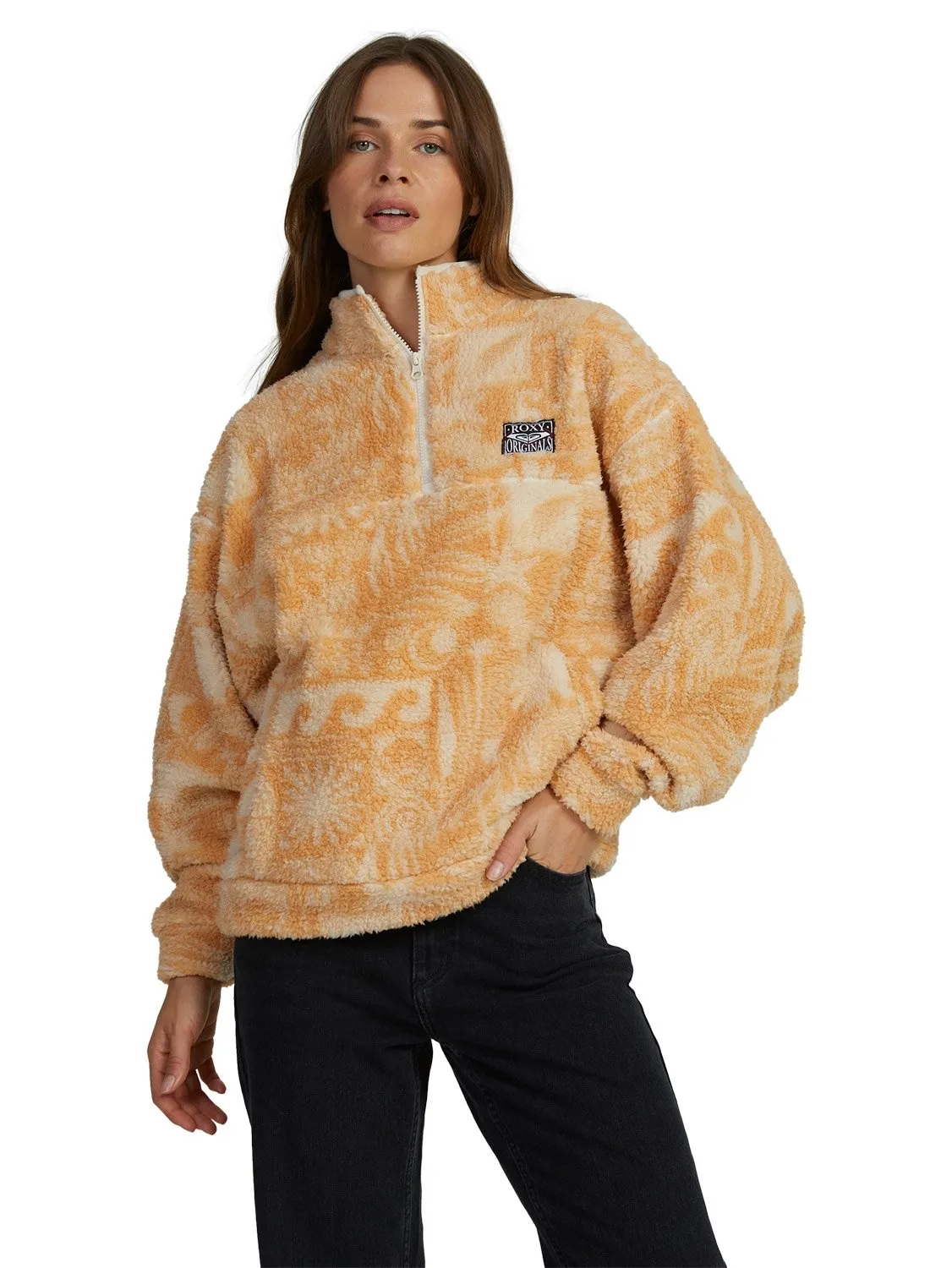 Roxy Ladies Jive Talking Polar Fleece Pullover