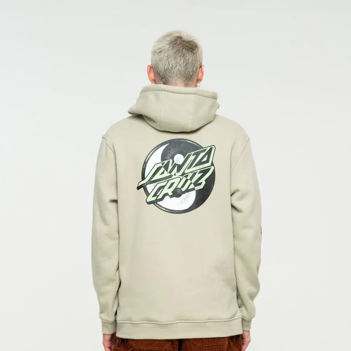 Santa Cruz Hoodie with kangaroo pockets Yin Yang Dot Hood nickel 