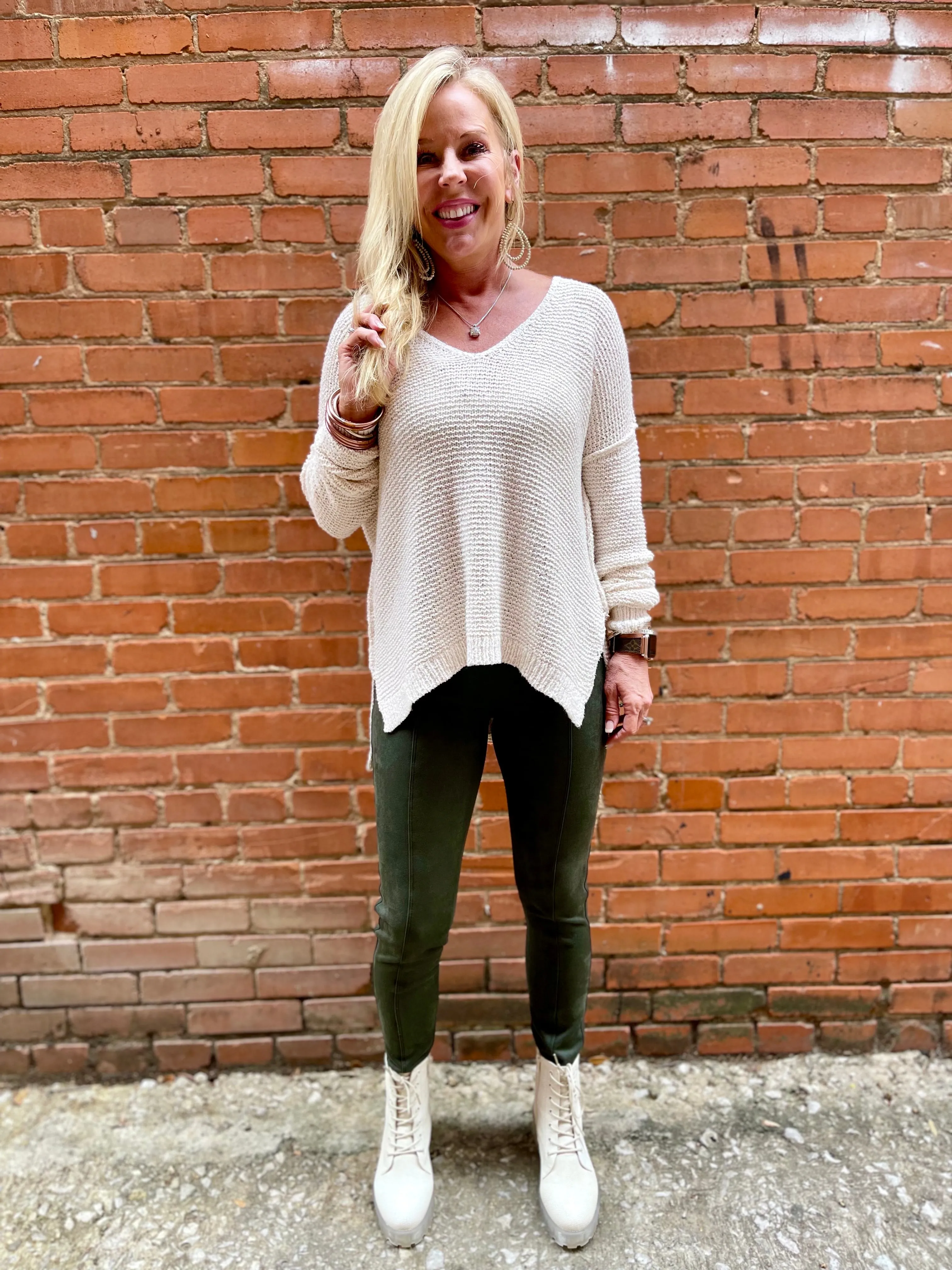 Spanx Faux Suede Leggings