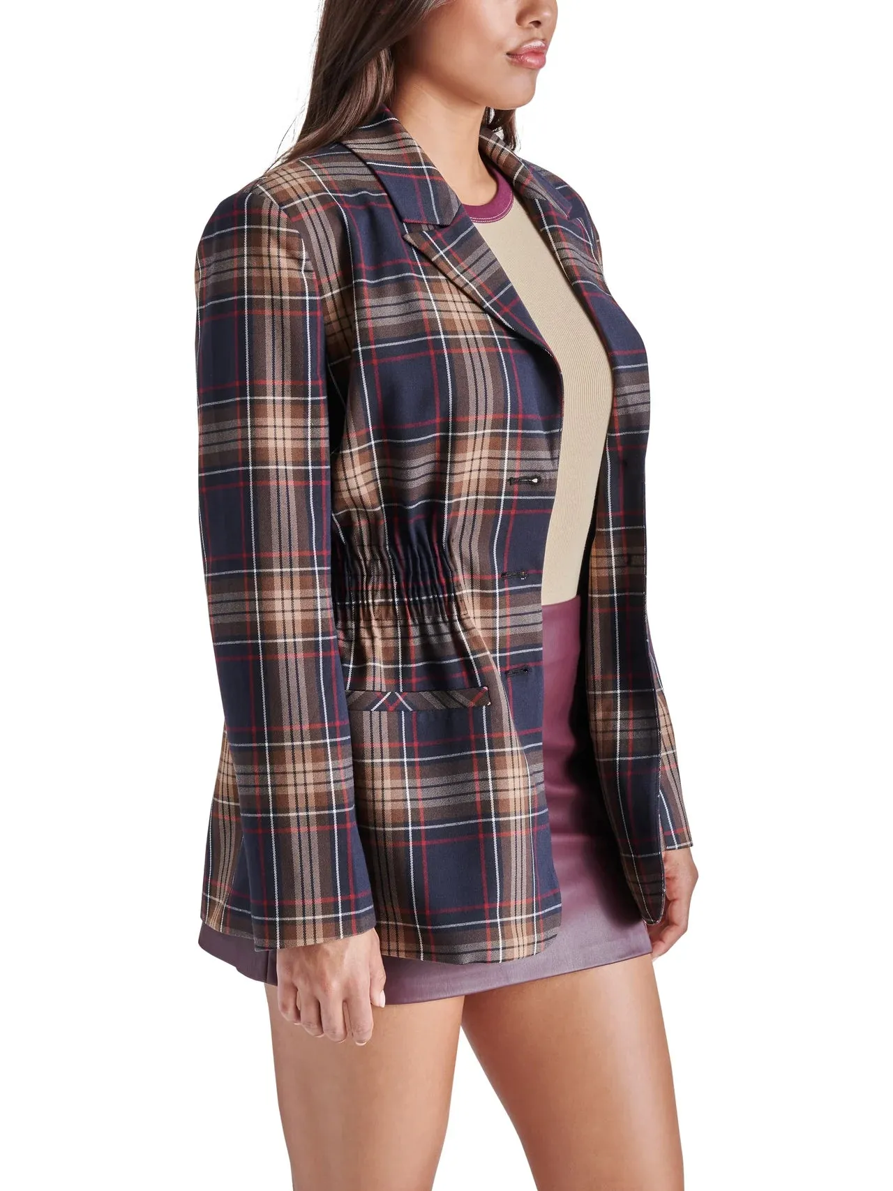 Steve Madden Frida Plaid Jacket