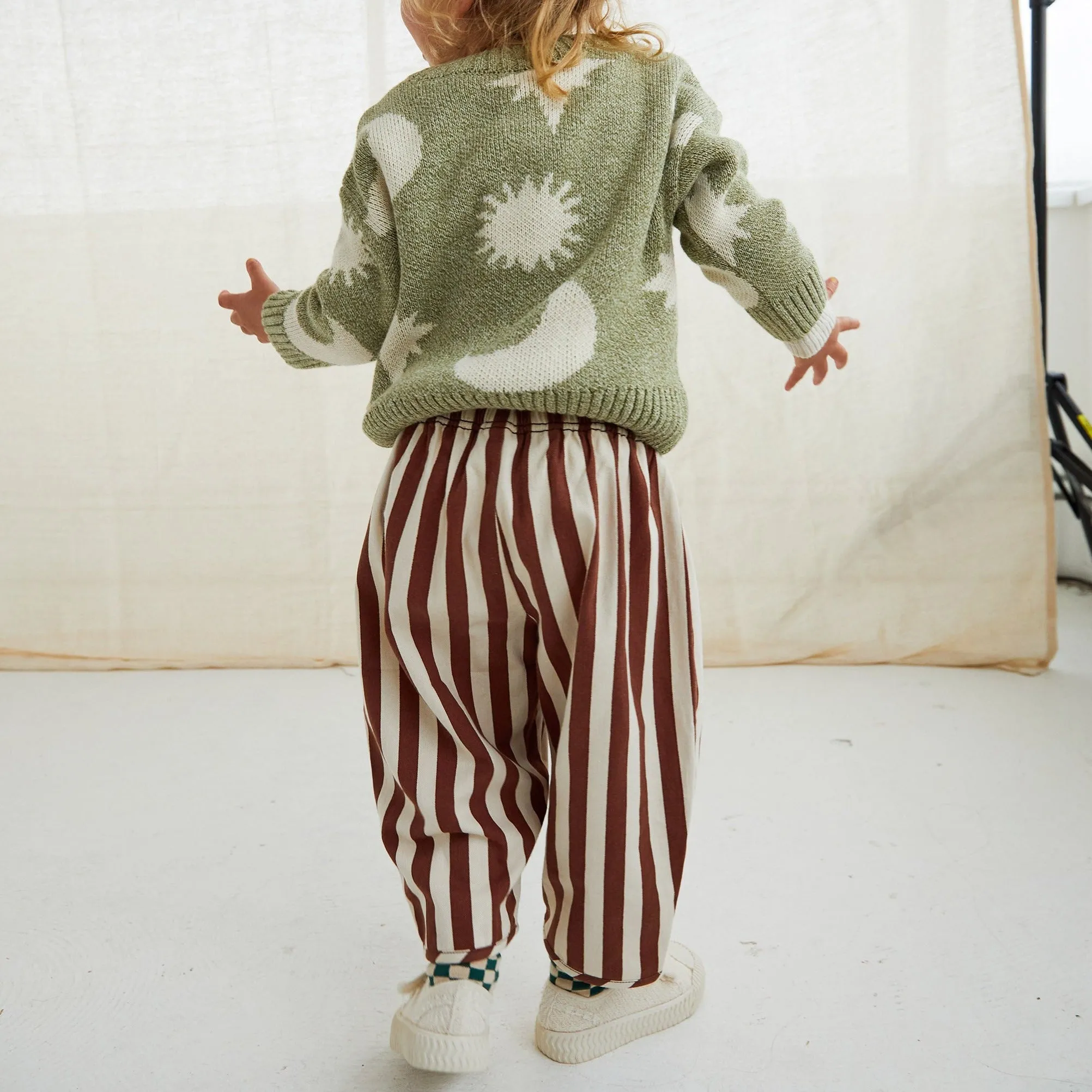 Stripe Trouser - Hazel