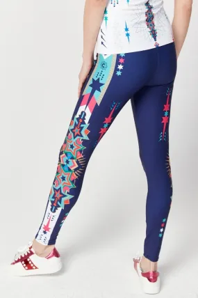 Summer Star Leggings Navy blue