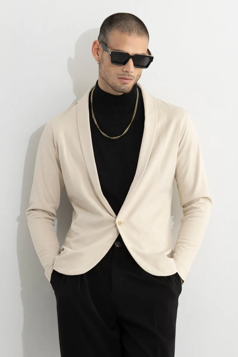 Lightweight Beige Blazer - Stylish & Comfortable for Any Occasion