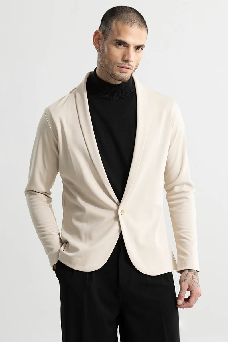 Lightweight Beige Blazer - Stylish & Comfortable for Any Occasion