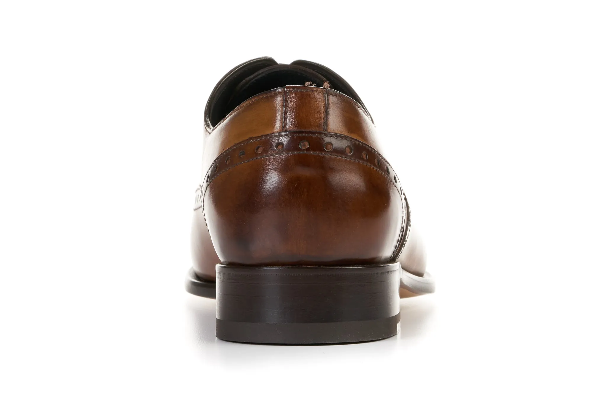 The Brando Semi-Brogue Oxford - Tobacco