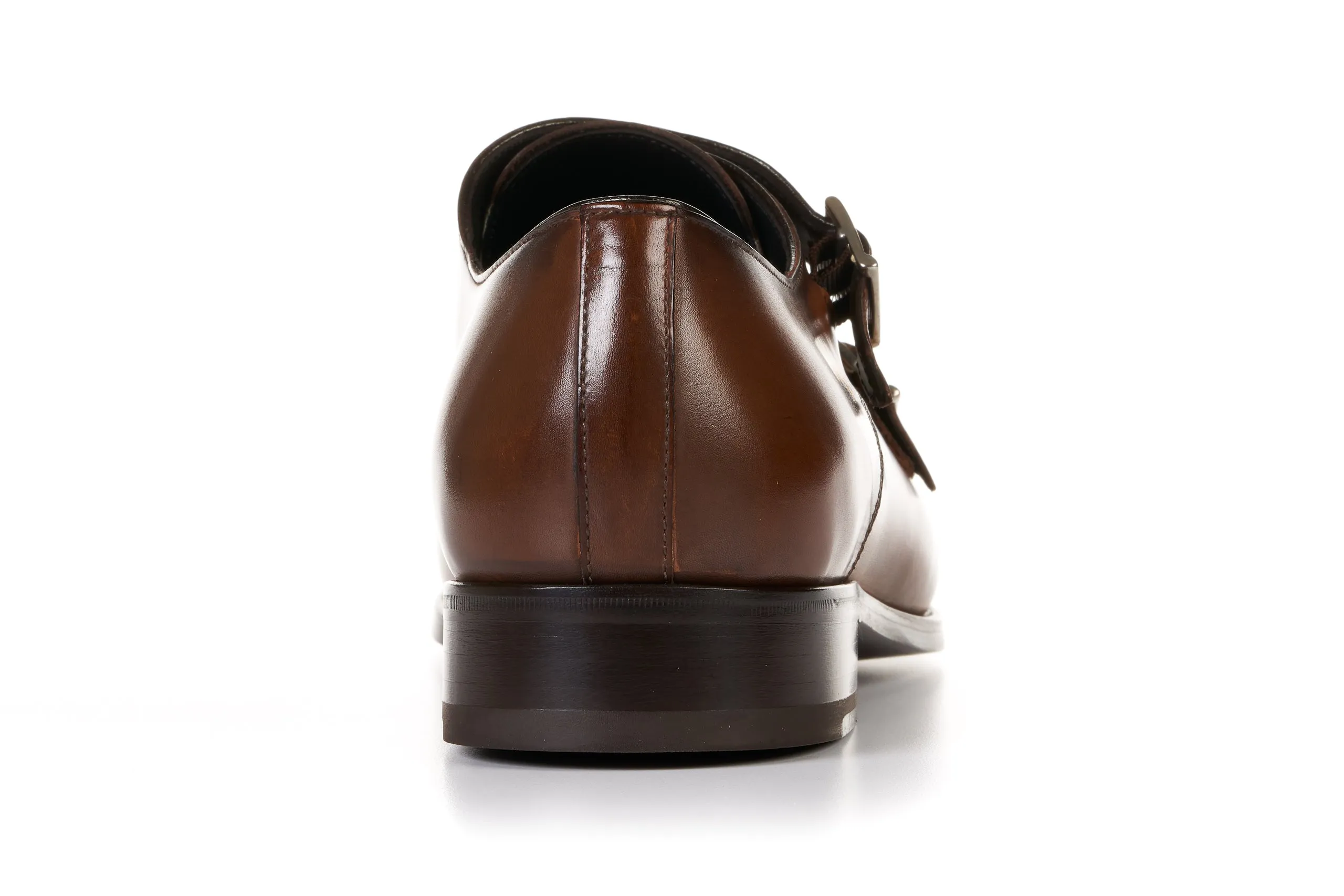 The Burton Double Monk Strap - Brown