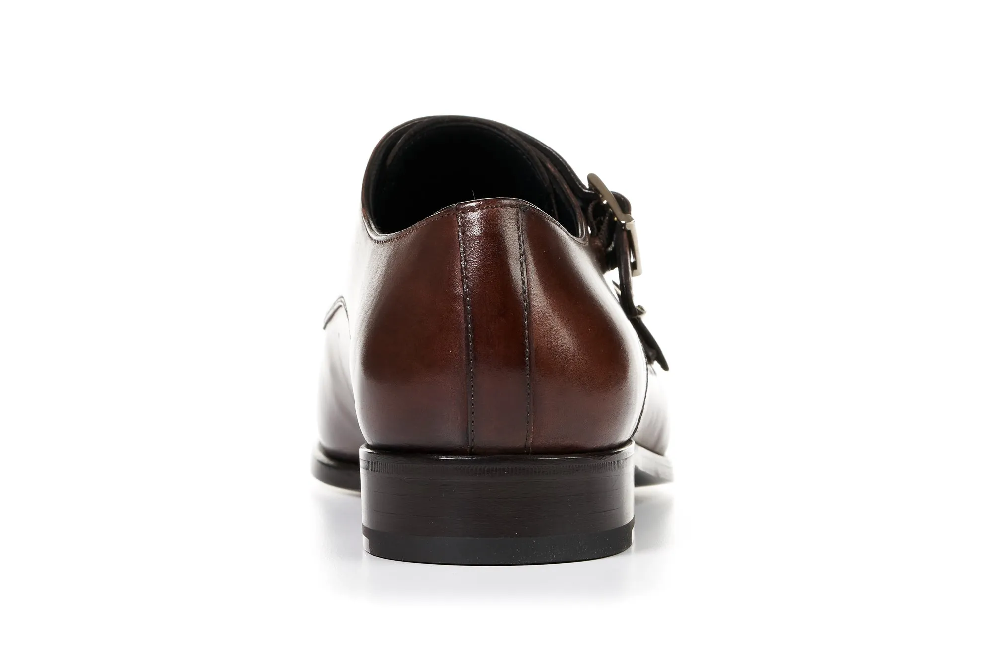 The Burton Double Monk Strap - Marrone