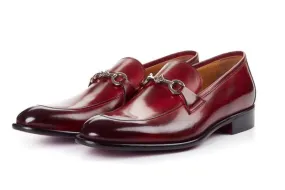 The Caine Bit Loafer - Oxblood