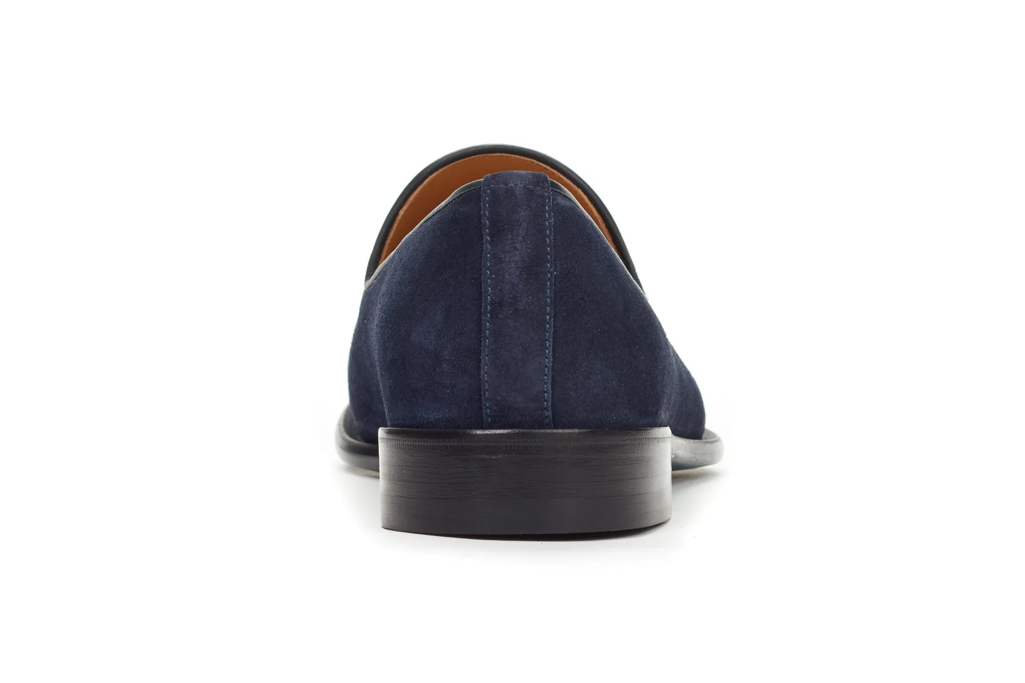 The Chaplin Tassel Loafer - Midnight Blue Suede