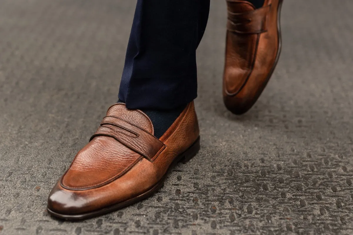 The Louis Penny Loafer - Brown