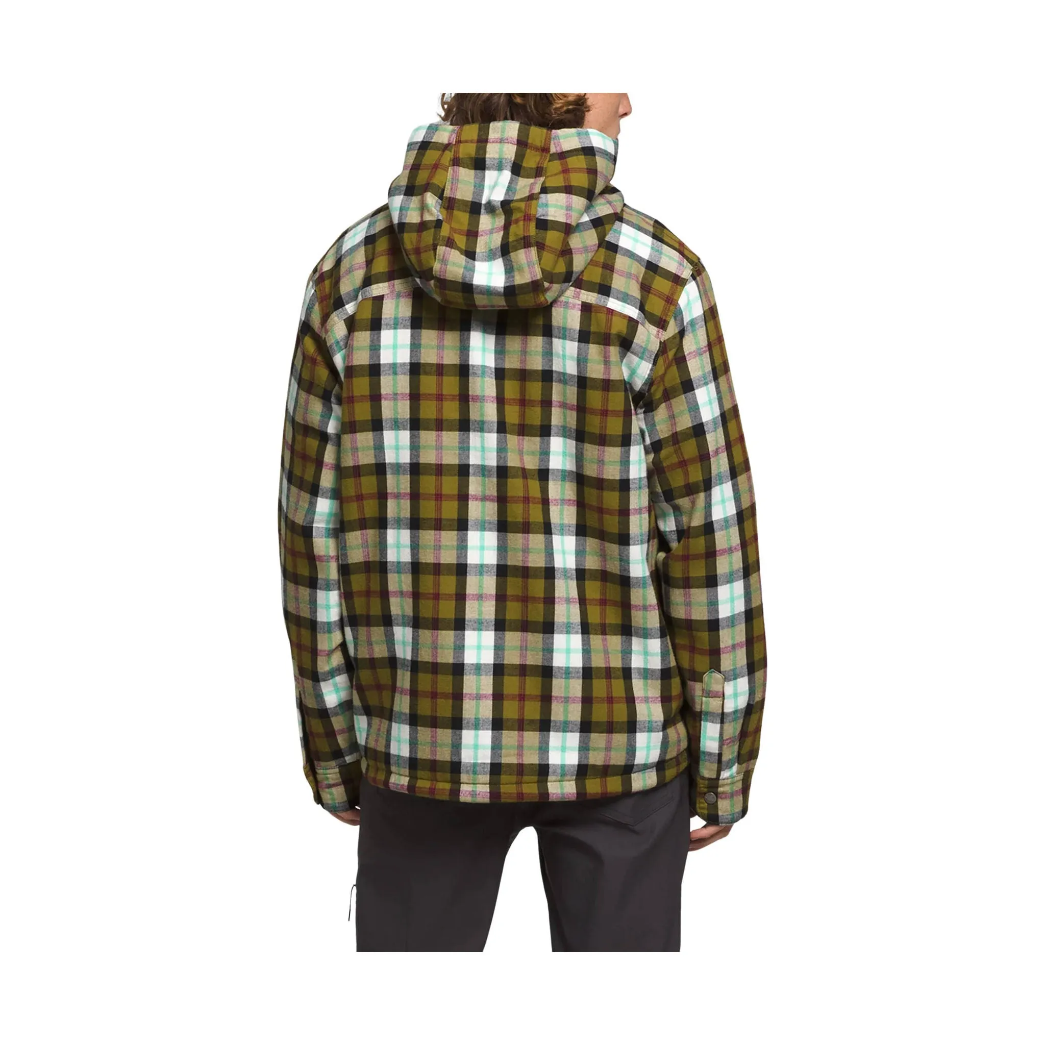 The North Face Men's Hooded Campshire Shirt - Sulphur Moss Bozeman Plaid