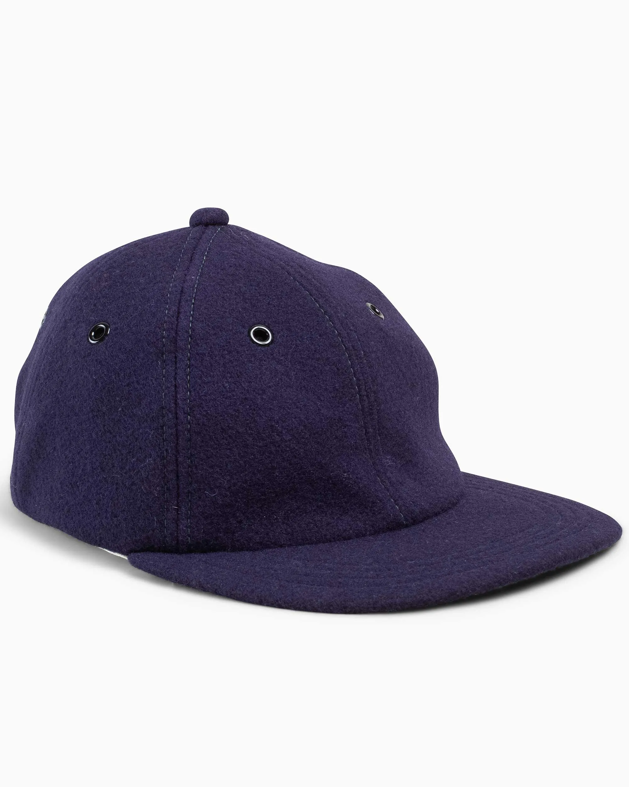 The Real McCoy's MA22105 Wool Baseball Cap Navy