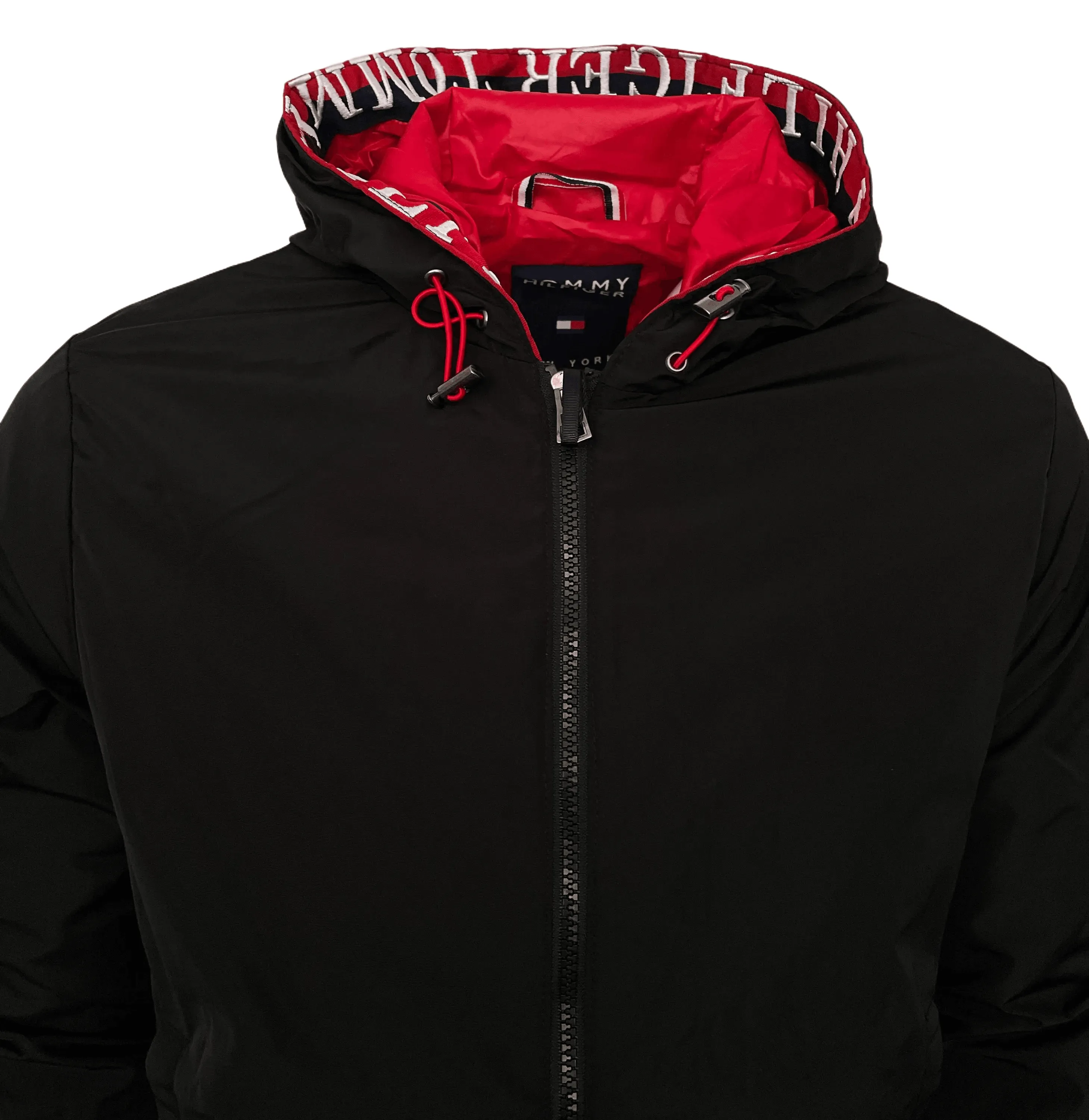 Tommy Hilfiger Hoodie Jacket In Black