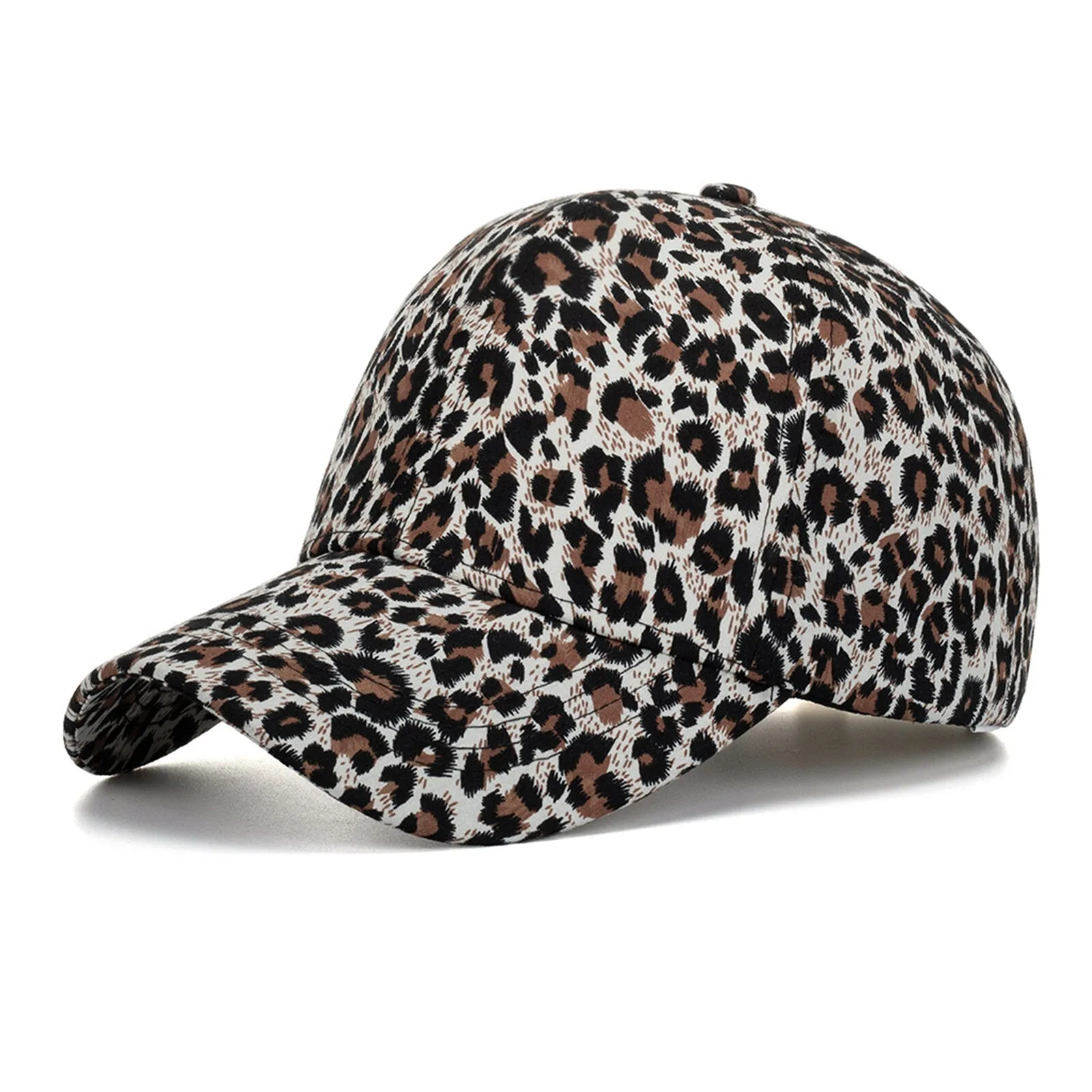 Unisex Polyester Mesh Outdoor Hip Hop Shade Leopard Print Baseball Cap Fashion Sun Hat