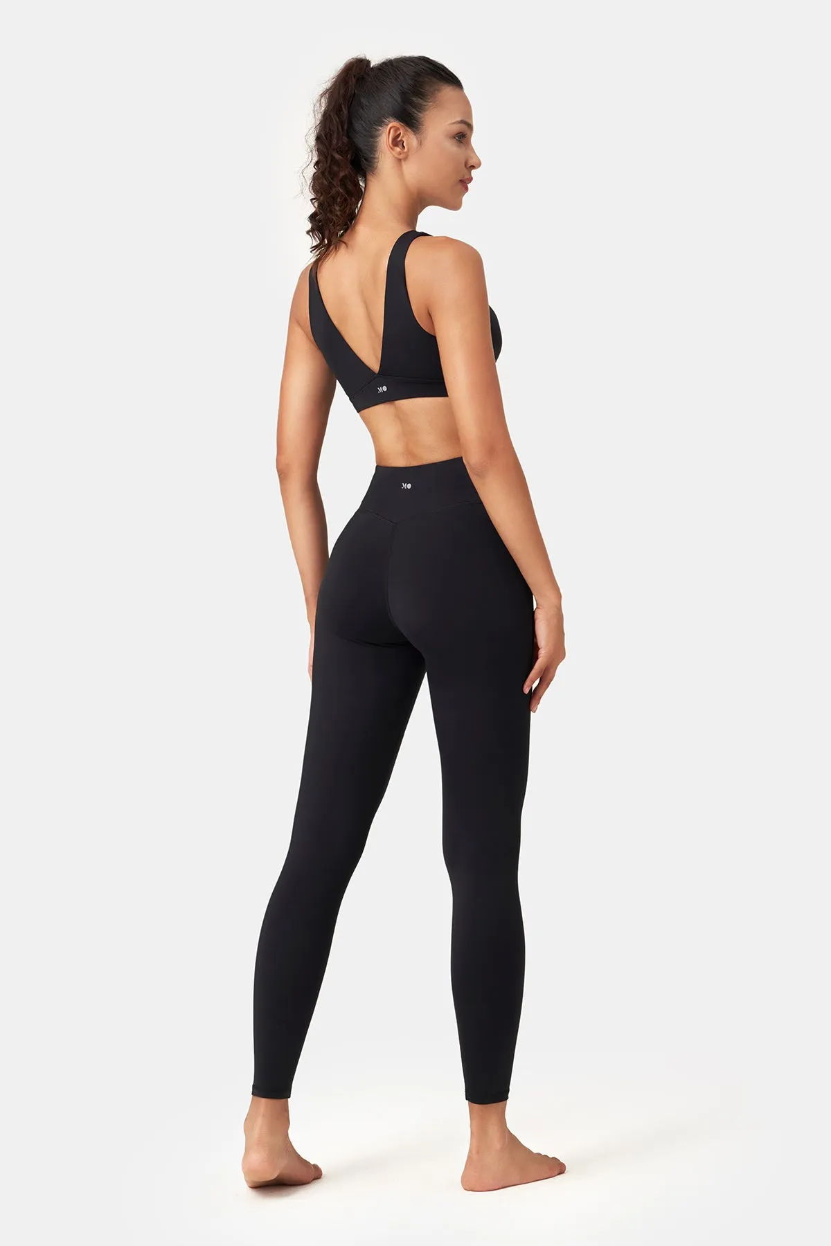 V-Waist Seamless Capri Leggings