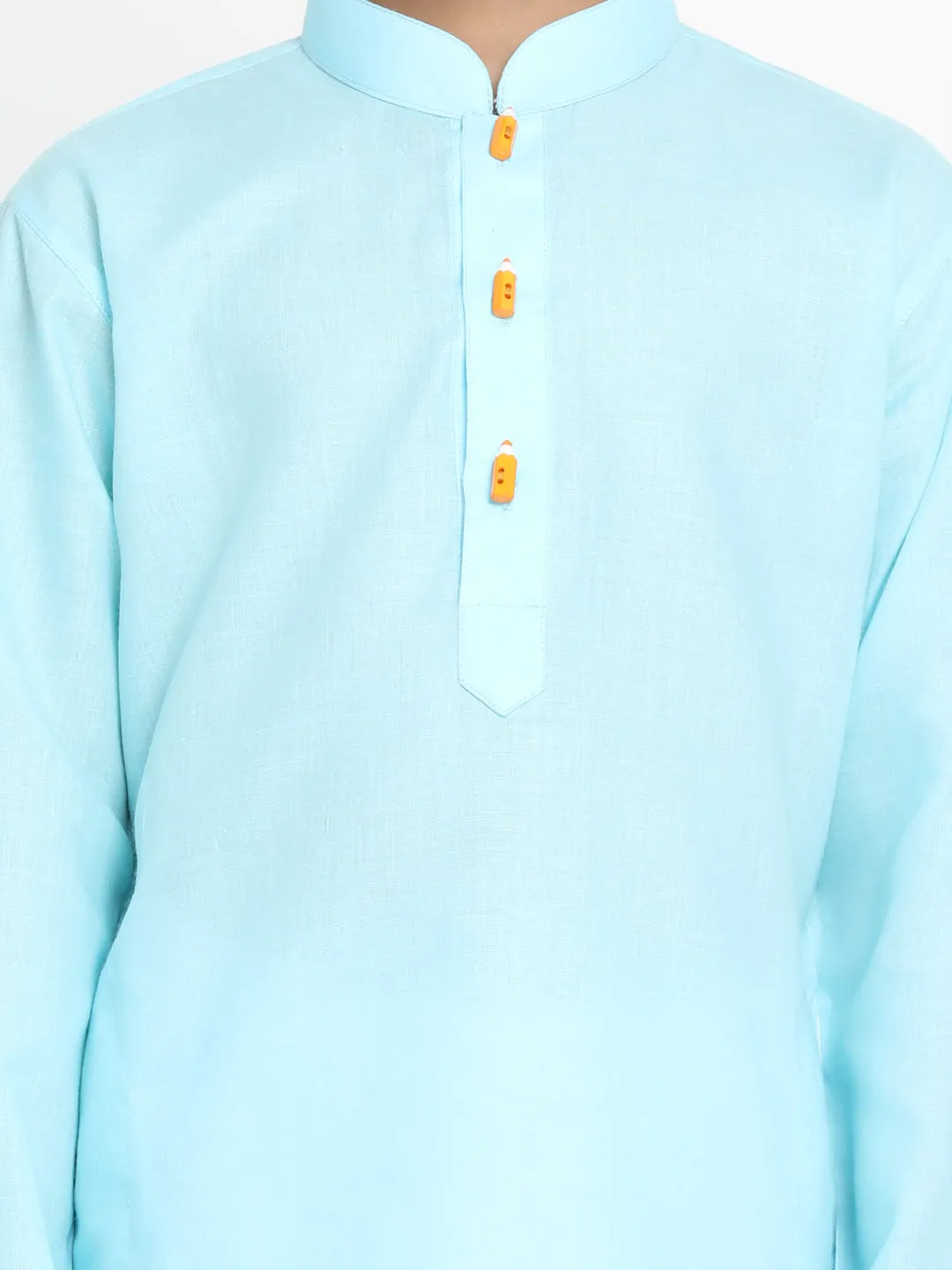 Vastramay Aqua Cotton Baap Beta Kurta