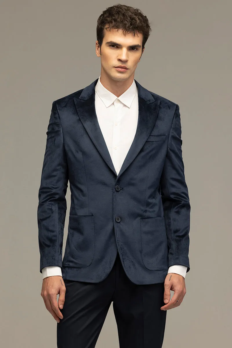 Velvet Verve Navy Blazer