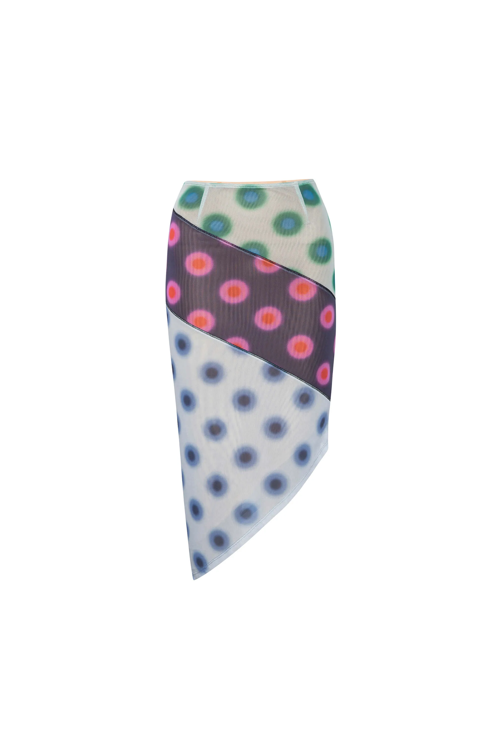 VERO SKIRT - POLKA DOT PATCHWORK