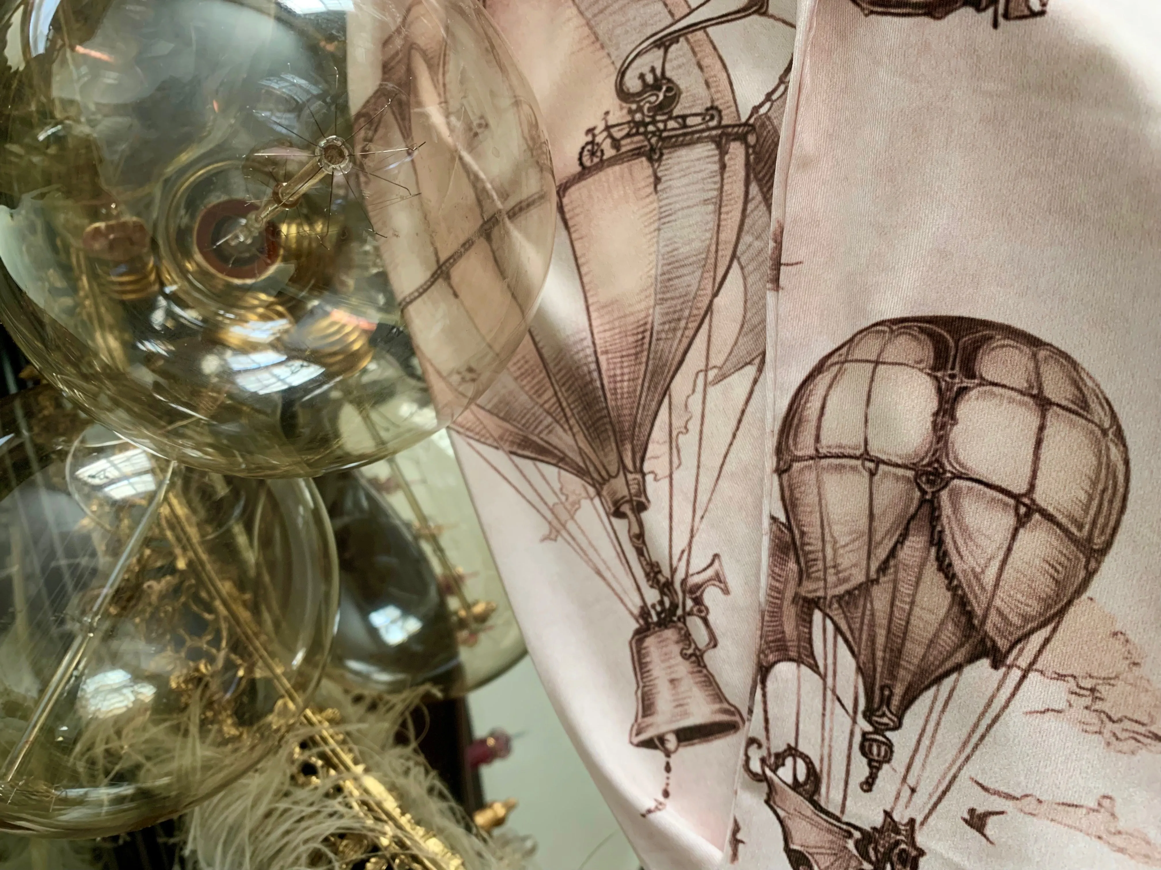 Vintage Hot Air Balloons by fox savant