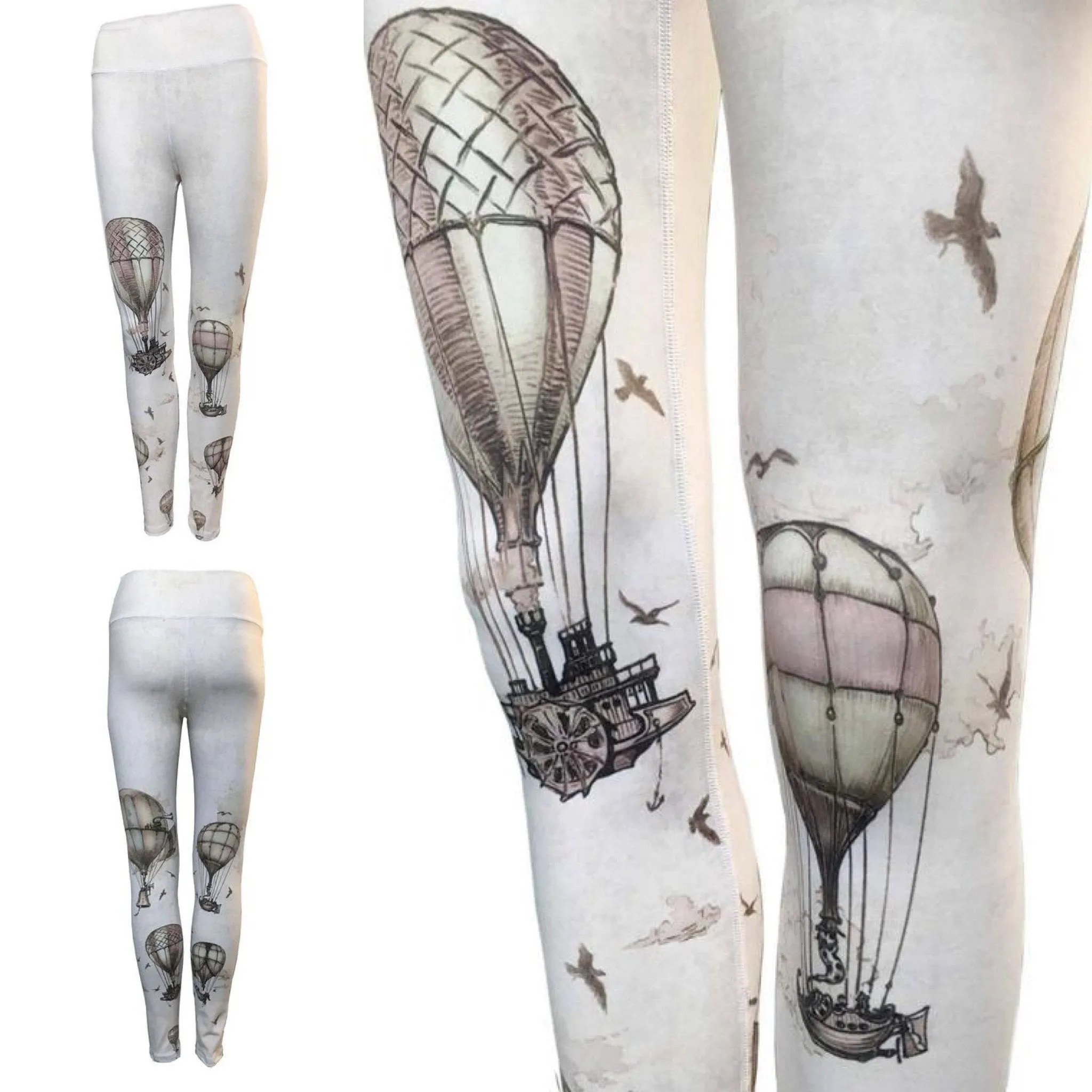 Vintage Hot Air Balloons by fox savant