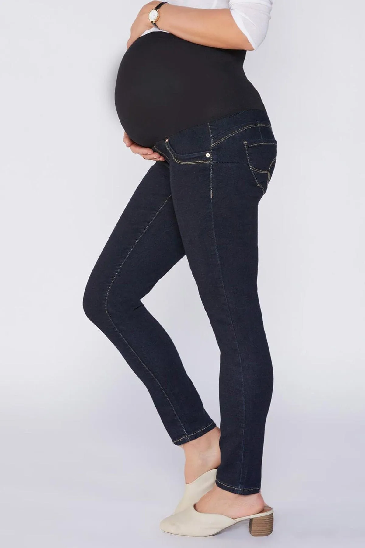 WannaBettaButt Maternity Skinny Jeans-Sale