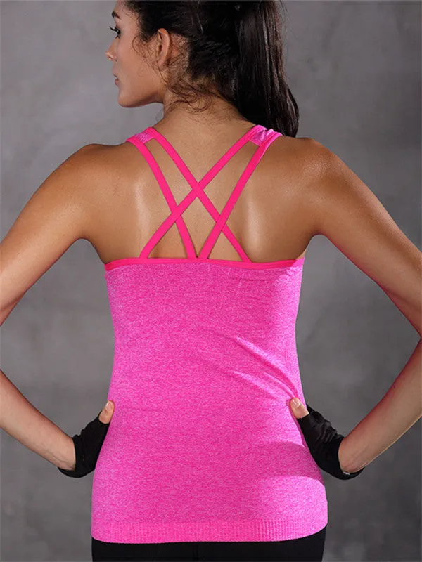 WealFeel Sports Yoga Fitness Running Bra Vest