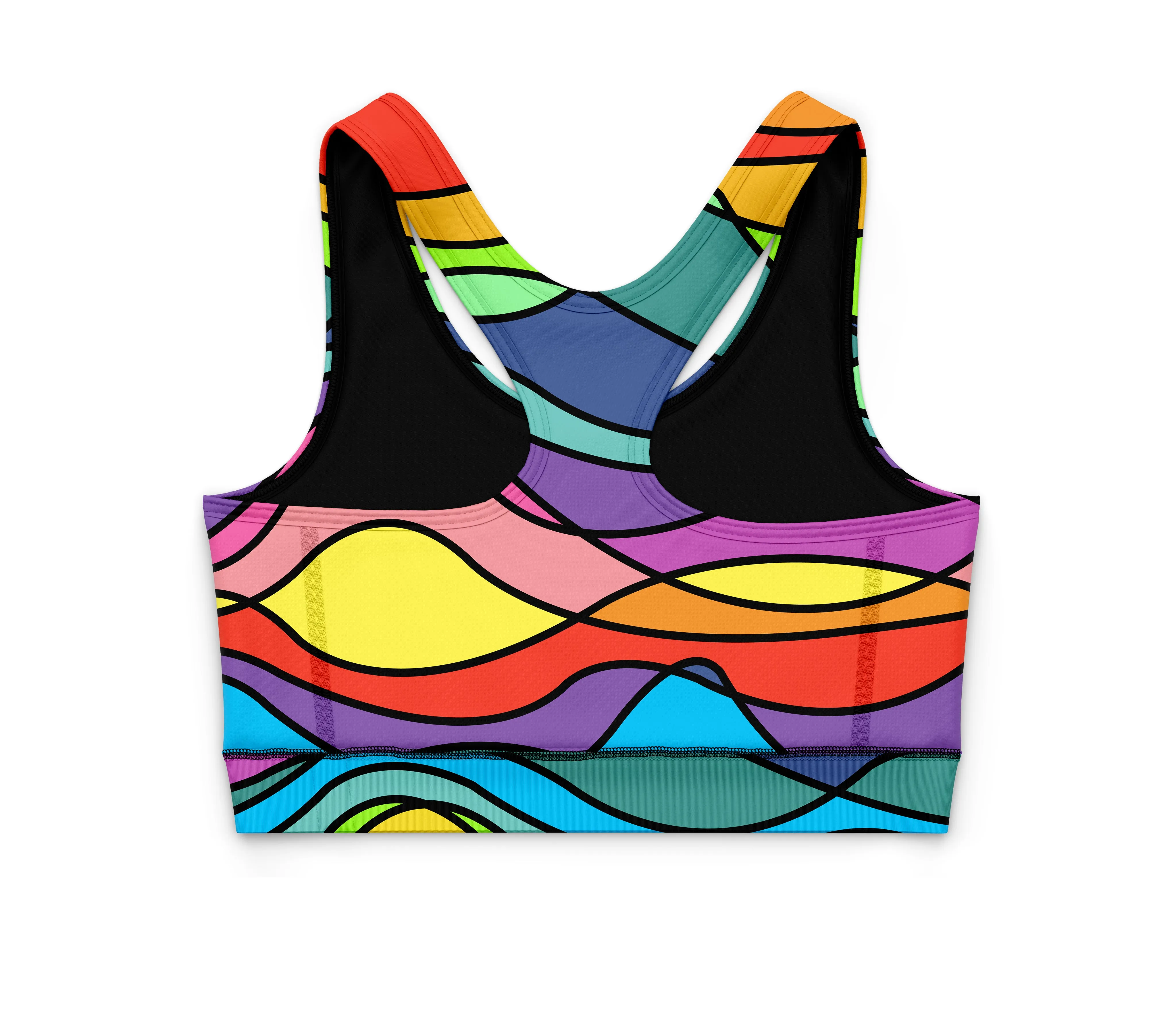 Wiggle & wave'' luxe crop top